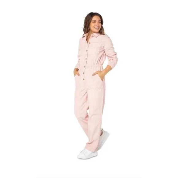 Celebrity Pink Relaxed Fit customized Boilersuit, coverall, overall medium - Picture 1 of 14